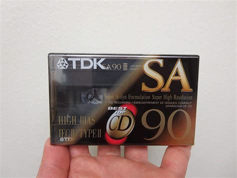 type 2 tape|TDK SA 90 minute Super High Resolution Type II .